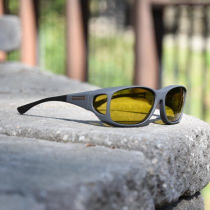 Fitover sunglasses with yellow lenses