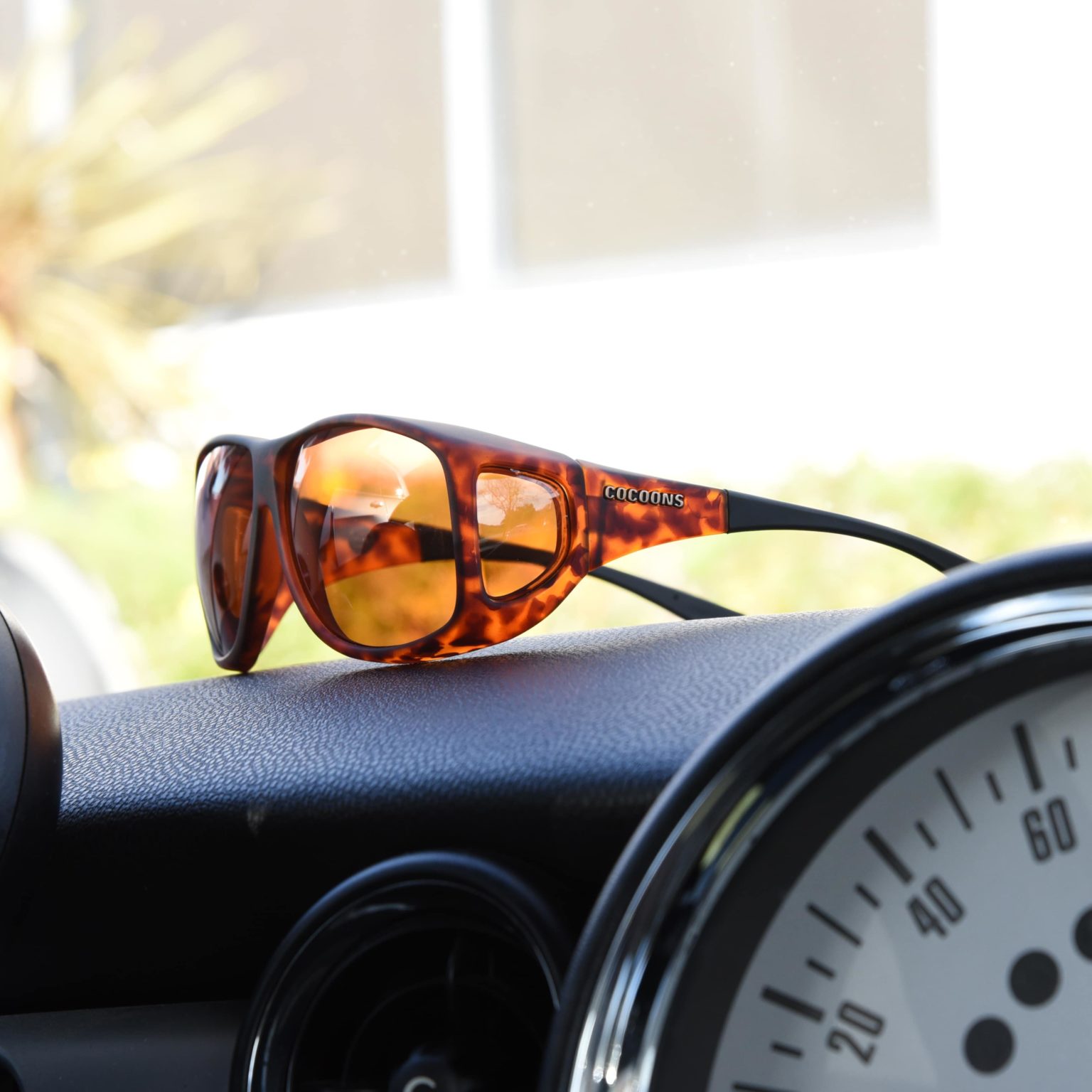 Extra large tortoiseshell fitover sunglasses by cocoons