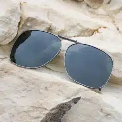 Clip-Ons SQR1-54 Gunmetal Polarised Gray